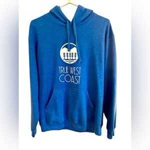 Blue Graphic Hoodie